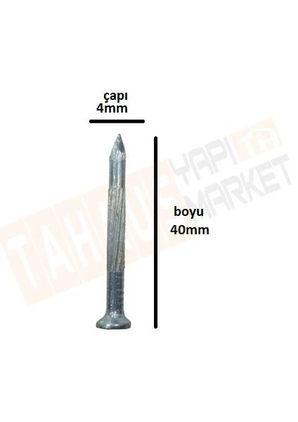 Çelik Beton Çivisi 4X40 - 1