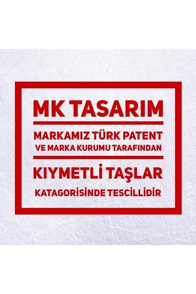 MK TASARIM Gerçek Jasper Taşı Bileklik Mk.009.009-1 - 5