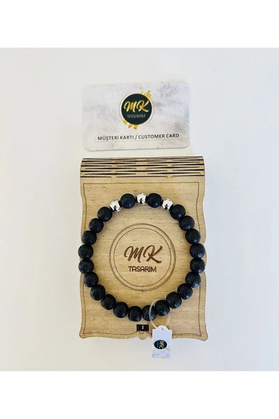 GERÇEK LAV TAŞI BİLEKLİK | ÖZEL KUTUSUNDA | MÜŞTERİ KARTLI MK.013.003 ürün görseli