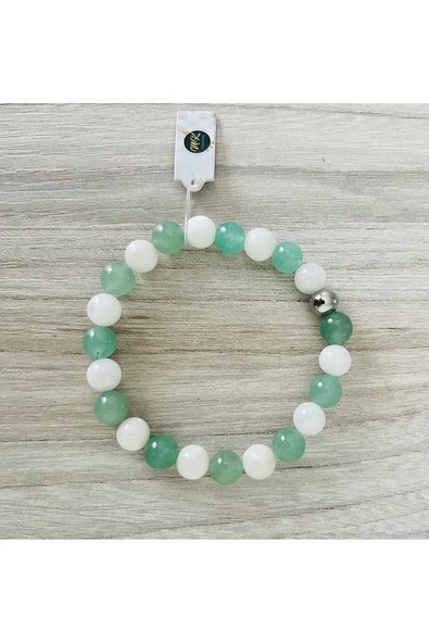 Gerçek Aytaşı Aventurin Taşı Bileklik MK.021.013 ürün görseli
