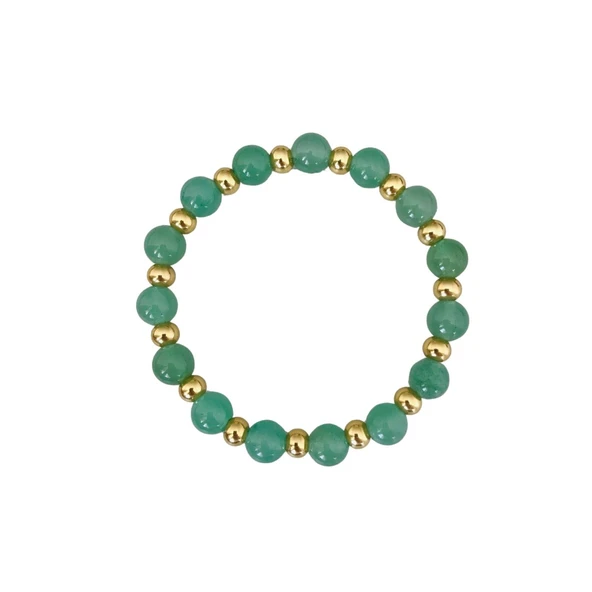 MK TASARIM GERÇEK AVENTURİN TAŞI BİLEKLİK MKT58001 ürün görseli