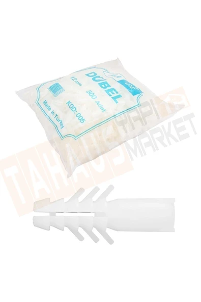 Diger Karakterler PLASTİK DÜBEL 12MM.(500 AD) - 1