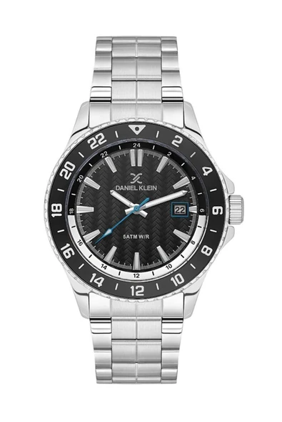 DANIEL KLEIN DK.1.13818-1 Submarine Tasarım Sabit Bezel Suya Dayanıklı Çelik Kaplama Metalik Renk Er ürün görseli