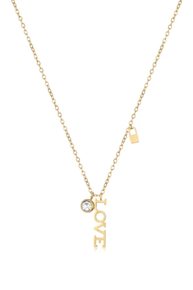 DANIEL KLEIN ORIJINAL KADIN ÇELİK KOLYE DKJ.5.20003-3 ürün görseli