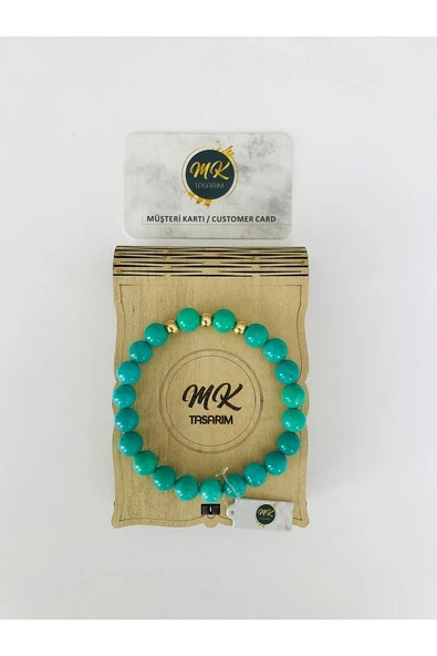 MK TASARIM GERÇEK TURKUAZ TAŞI MKT34004 ürün görseli