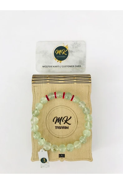 MK TASARIM GERÇEK PREHNİTE TAŞI MKT40002 ürün görseli