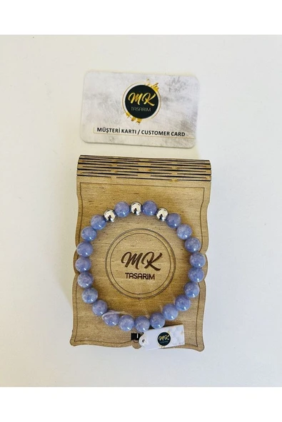 GERÇEK MOR KUVARS TAŞI BİLEKLİK | ÖZEL KUTUSUNDA | MÜŞTERİ KARTLI MK.013.004 - Resim 3