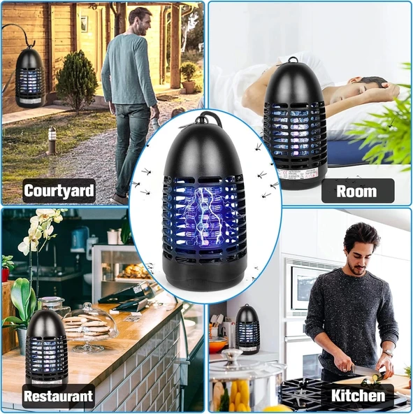 Fyc Elektrikli Böcek Öldürücü, Böcek Tuzağı Sinek Lambası, Uv Işıklı, Sivrisinek Lambası, Temizlik Fırçası, Sivrisinek K - 5