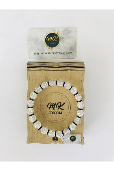 MK TASARIM UNISEX GERÇEK NECEF TAŞI BİLEKLİK MKT17003 ürün görseli