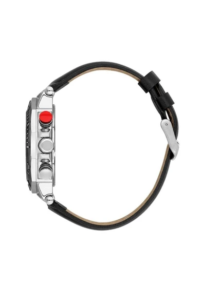 Daniel Klein DK.1.13841-1 Exclusive Tüm Fonksiyonları Aktif Tachymetre Özellikli Deri Kordonlu Siyah - Resim 2