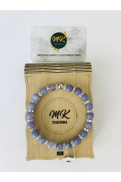 MK TASARIM GERÇEK MOR KUVARS BİLEKLİK MKT26002 ürün görseli