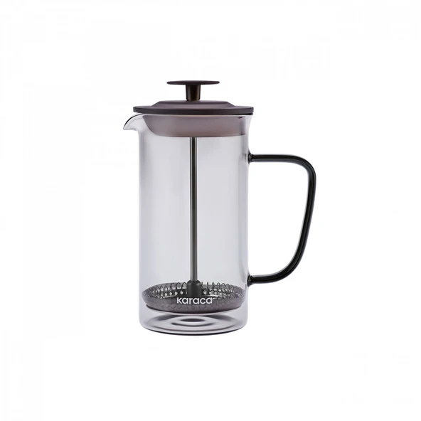Karaca Valentina Borosilikat Cam French Press 350 ml Grey - Resim 2
