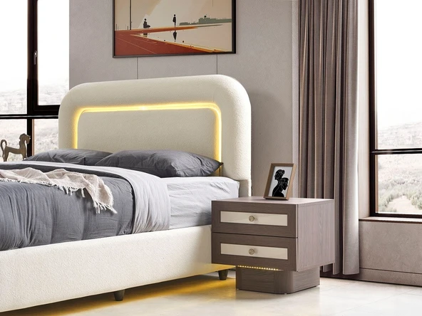 PİERO MDF YATAK ODASI TAKIMI - Resim 2