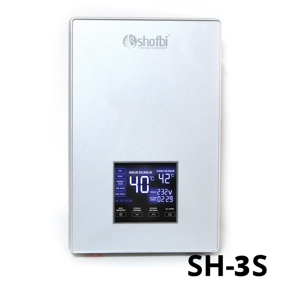 Shofbi SH-3S Dijital Akıllı Şofben (Elektrikli)