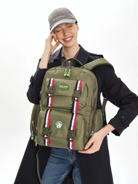 Pierre Cardin Okul Sırt Çantası Yeşil 07PC1004.YSL - Resim 2