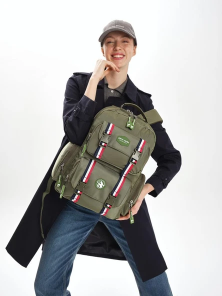 Pierre Cardin Okul Sırt Çantası Yeşil 07PC1004.YSL - Resim 6