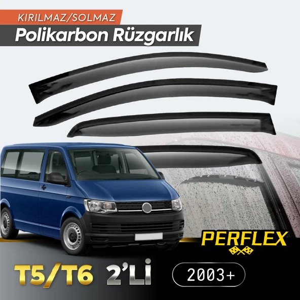 VW T5/T6 2'li 2003+ Cam Rüzgarlığı V2 Mugen - 2