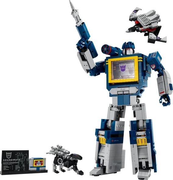 LEGO 10358  Icons Transformers: Soundwave ürün görseli 1