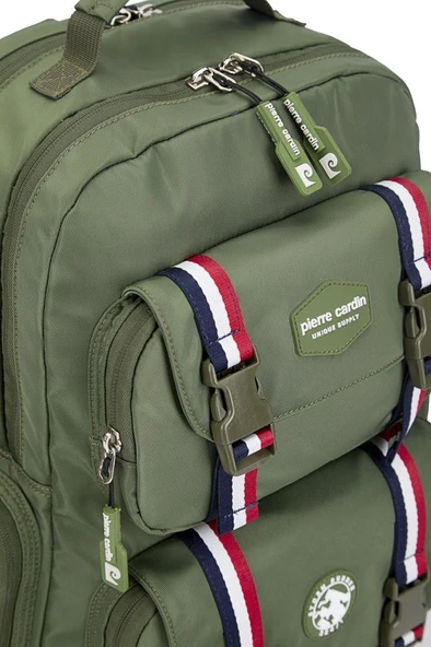Pierre Cardin Okul Sırt Çantası Yeşil 07PC1004.YSL - Resim 7