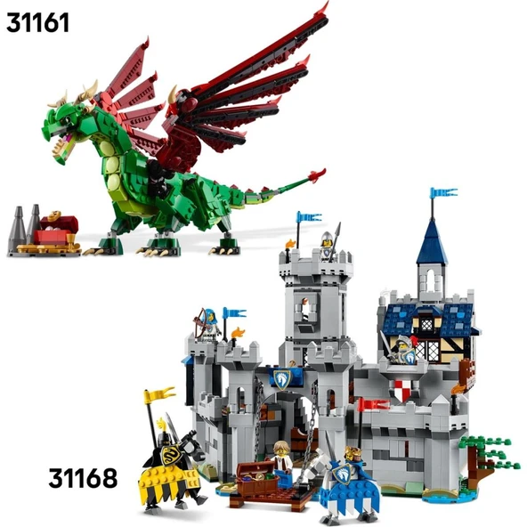LEGO 31167  Creator 3'ü 1 Arada Hayaletli Köşk 31167 - 9 Yaş & Üzeri Çocuklar Için Gemi ve Tren Olabilen Oyuncak Yapım Seti (736 Parça) - Resim 10