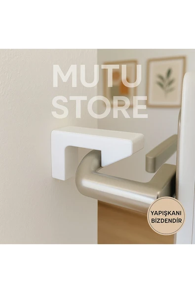 Vida Gerektirmeyen Yapışkanlı Kapı Kolu Tutucu Aparat - 1