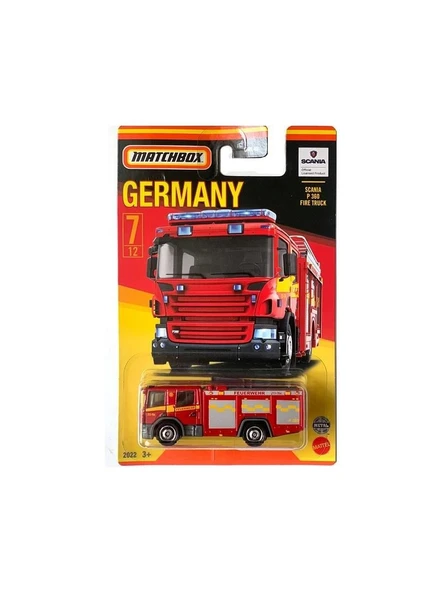 Matchbox Best Of Germany Scanıa P 360 Fıre Truck GWL49 HFH50 ürün görseli