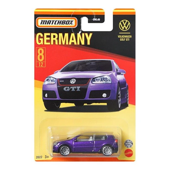 Matchbox Best Of Germany Volkswagen Golf Gtı GWL49 HFH51 ürün görseli