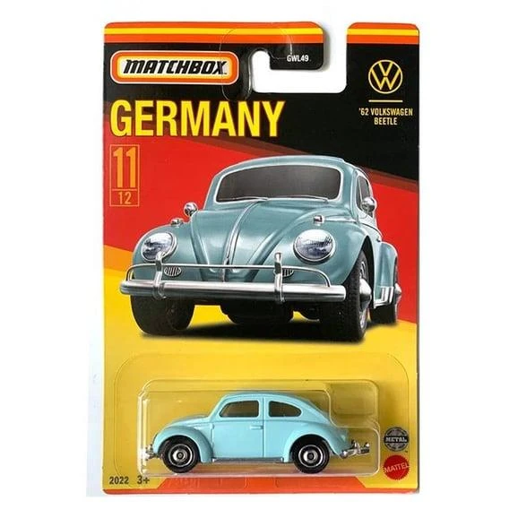 Matchbox Best Of Germany 62 Volkswagen Beetle GWL49 HFH54 ürün görseli