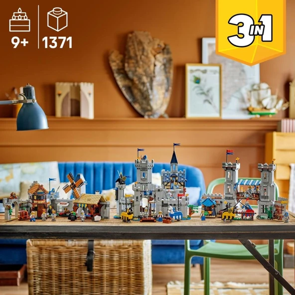 LEGO 31168 Creator 3'ü 1 Arada Orta Çağ Atlı Şövalye Kalesi - Resim 5