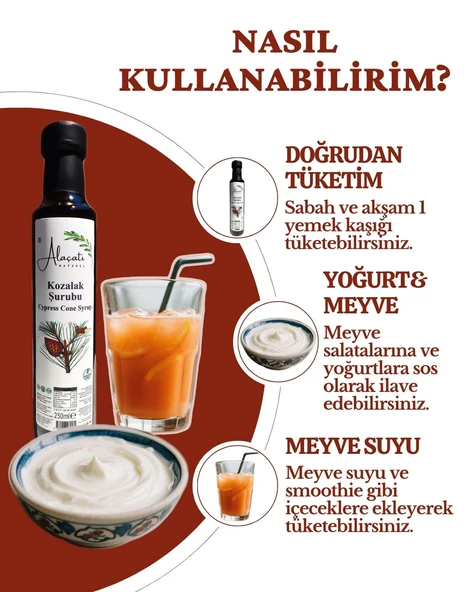 Servi Kozalak Şurubu 250 ml - 3
