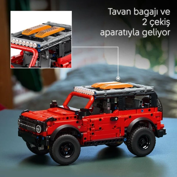 LEGO 42213  Technic Ford Bronco Suv - Resim 9