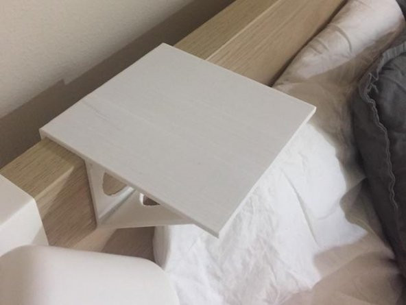 Ikea Malm Yatak Başlı Masa + Hoparlör Tutucu Plastik Aparat - 2