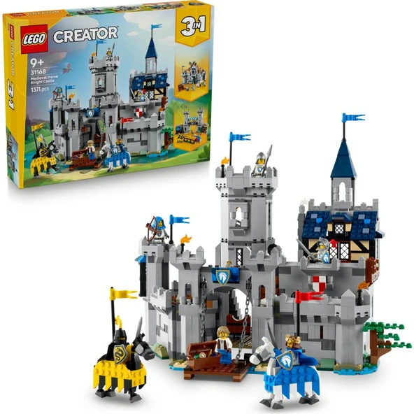 LEGO 31168 Creator 3'ü 1 Arada Orta Çağ Atlı Şövalye Kalesi ürün görseli 1