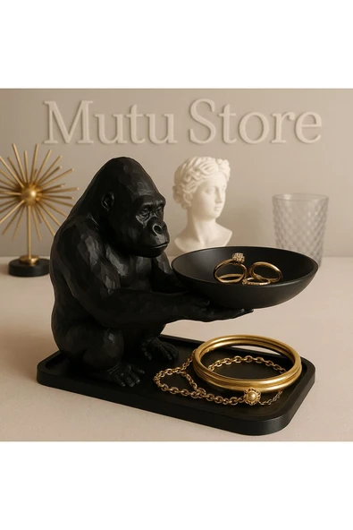 Goril Tasarımlı Organizer-Anahtarlık-Şekerlik