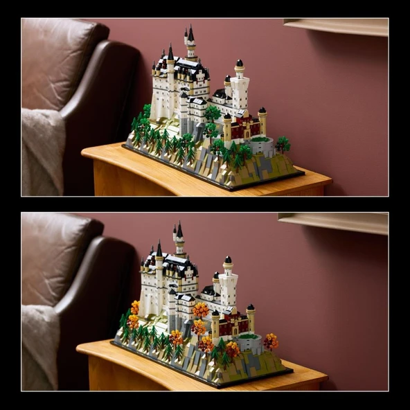LEGO 21063 Architecture Neuschwanstein Şatosu 21063 - Resim 9