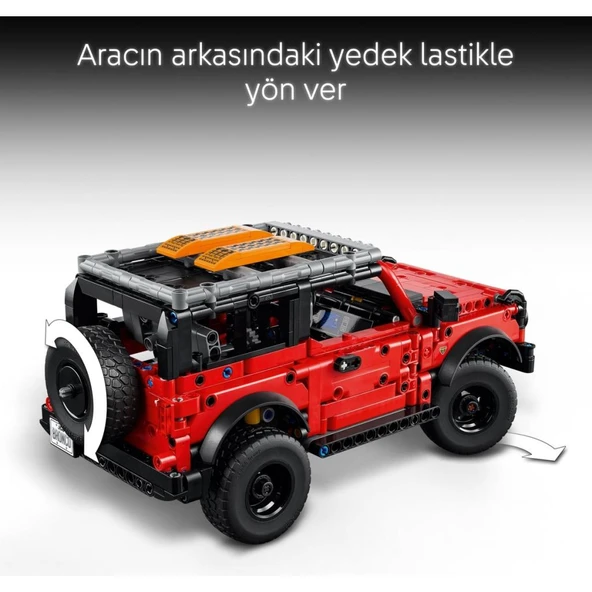 LEGO 42213  Technic Ford Bronco Suv - Resim 8