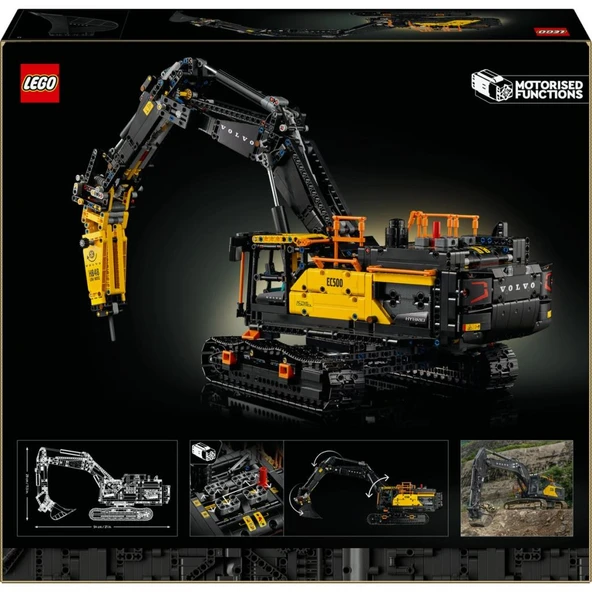 LEGO 42215  Technic Volvo EC500 Hybrid Ekskavatör - Resim 4