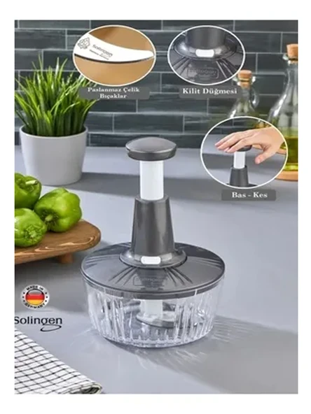 Solingen El Rondosu 3 Bıçaklı Doğrayıcı - 3