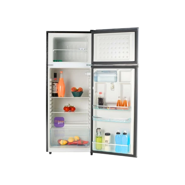 Cool Life Çift Sistem 235 Litre 12/24/220 V Sebilli Antrasit-Blue Buzdolabı - Resim 2