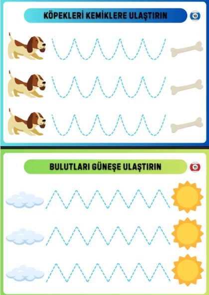 Okul Öncesi Çizgi Alıştırmaları YAZ-SİL Kitabı - Resim 4