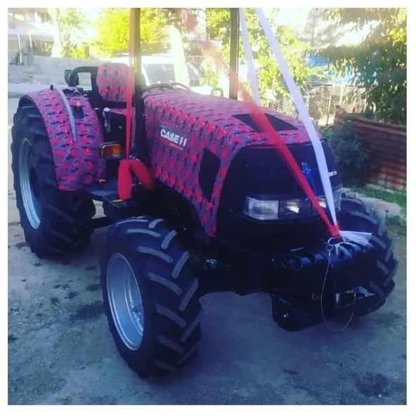 Case JX 90 B Traktör Kaporta Kılıfı Branda ve Koltuk Kılıfı Seti - 4