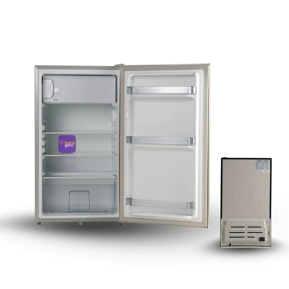 Cool Life Çift Sistem 91 Litre Krom 12/24/220 V Buzdolabı - Resim 3