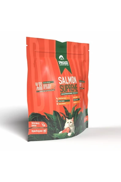 Pawgo Salmon Supreme 2 Kg | Kısırlaştırılmış | Hypoallergenic | Somonlu | Kedi Maması - 5