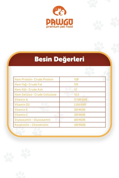 Pawgo Premier Perfection 15 Kg | Kuzu Etli | Yetişkin Köpek Maması - 5