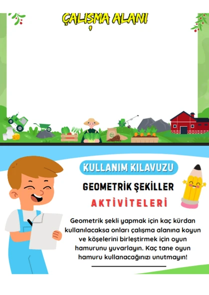 Çocuklar İçin Etkinliklerle Geometrik Şekiller - Resim 5