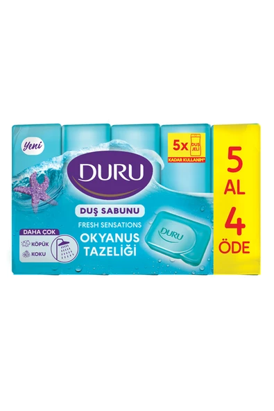 Duru Fresh Sensations Okyanus Tazeliği 20 Adet Duş Sabunu 4 x 750 gr - 2