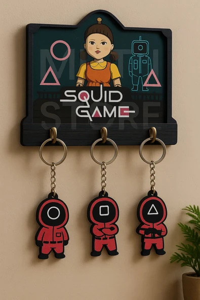 Squid Game Anahtarlık-3'Lü Set - 1