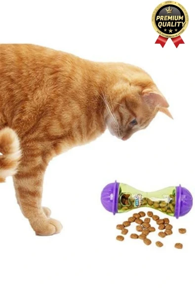 Premium Seri Saklama Hazneli İçgüdüsel Avlanma Kum Saati İnteraktif Kedi köpek Ödül Maması Oyuncağı - 3