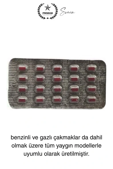 20'li 1. Sınıf Çakmak Taşı Universal Blester Evrensel Tüm Çakmaklarla Uyumlu Kaliteli Uzun Ömürlü - 2