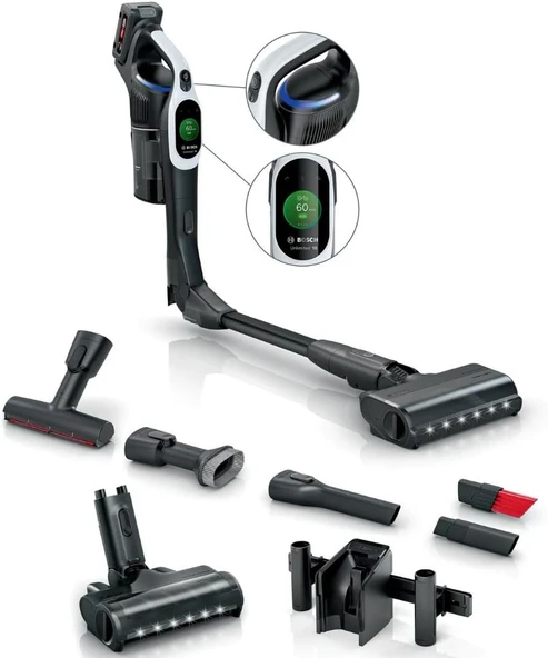 Bosch Şarjlı Dikey Süpürge Unlimited 10 Beyaz BCS1041WAC ürün görseli